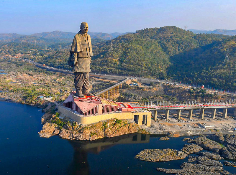 Illustration for article titled Statue Of Unity | The World’s Tallest Statue, 182 Metres